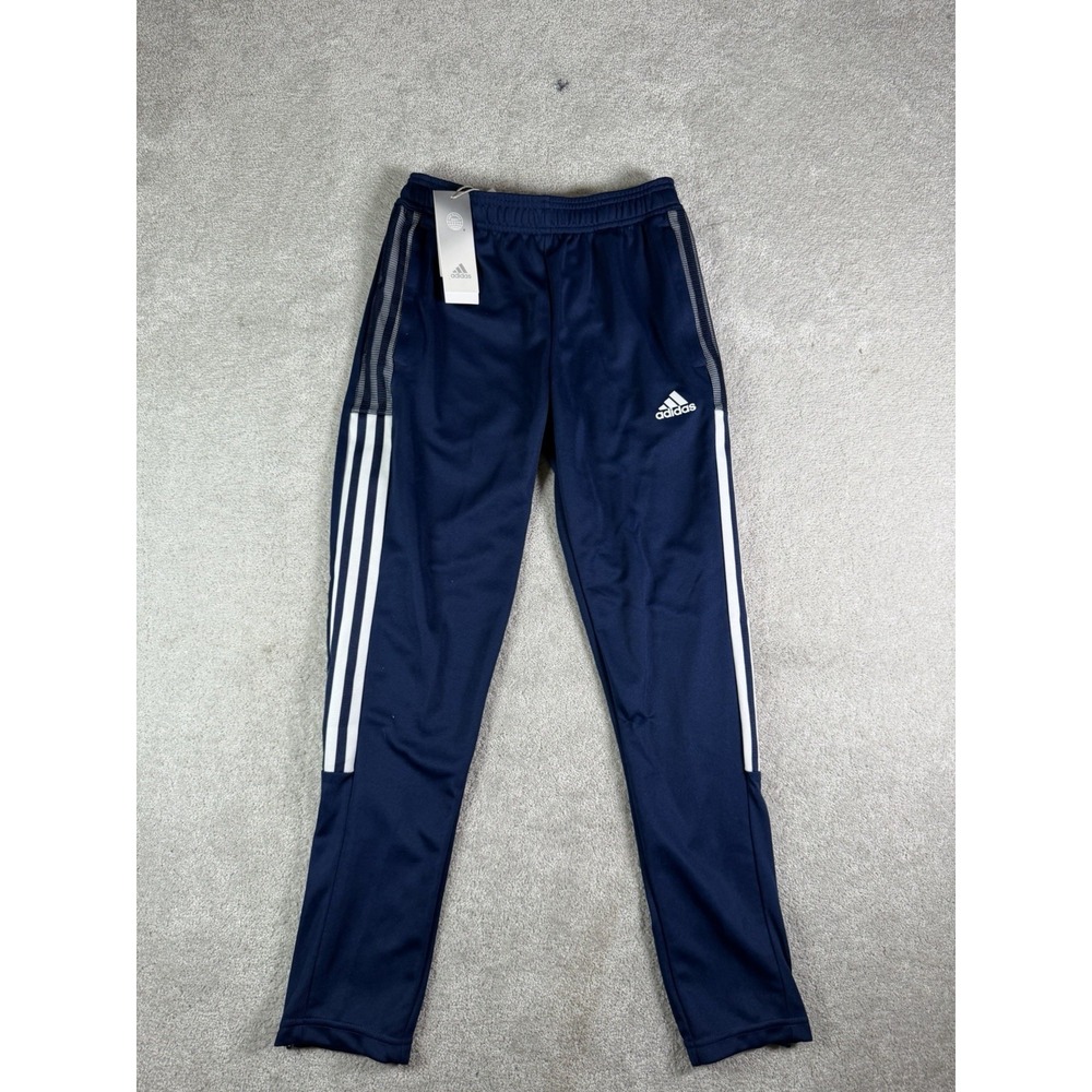 Adidas Tiro 21 Training Pants Kids Size M 11-12Y Navy Blue Soccer Tapered New